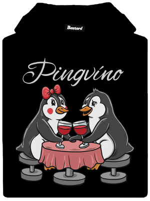 Pingvíno dámska mikina klokanka Black