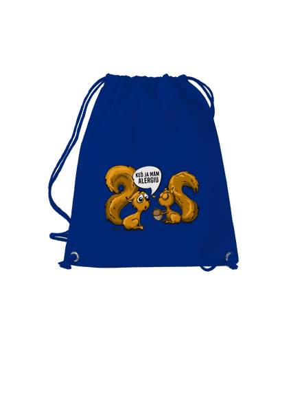 Alergická veverička vak Royal Blue Mal