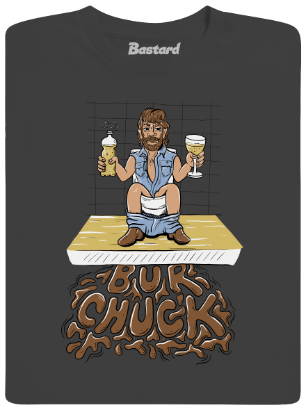 BurChuck pánske dlhý rukáv Dark Grey