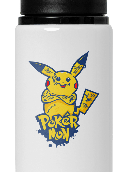 Pokérmon flaša na vodu White