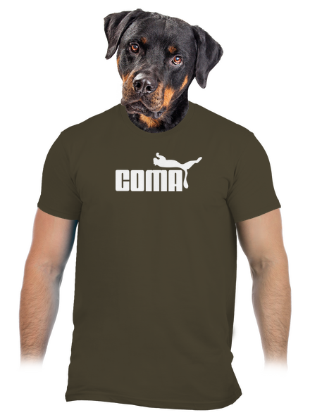 Coma pánske tričko Urban Khaki