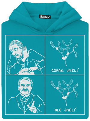 Cimrman: Copak jmelí detská mikina klokanka Hawaiian Blue