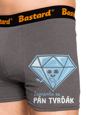 Tvrďák boxerky Gray Melange