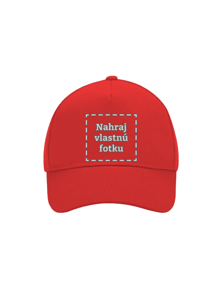 Vlastná potlač šiltovka baseballka Classic Red