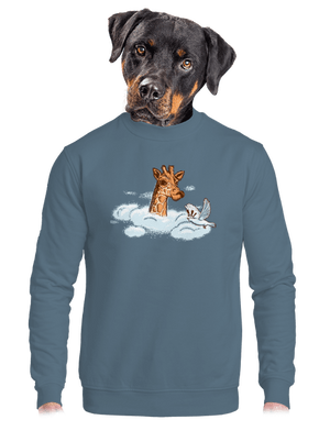 unisex mikina bez kapucne