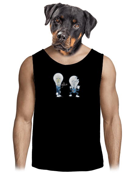 Prdlá pánske tielko Black