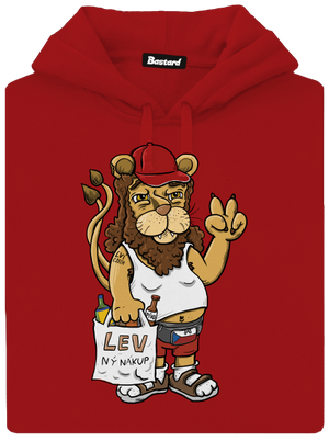 Lvíček dámska mikina klokanka Red Mal