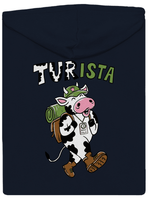 Tur na cestách dámska mikina na zips Navy Mal