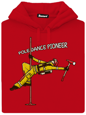 Pole Dance by Dežik pánska mikina klokanka Red