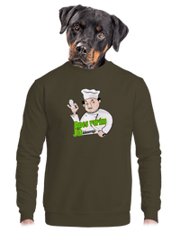 unisex mikina bez kapucne