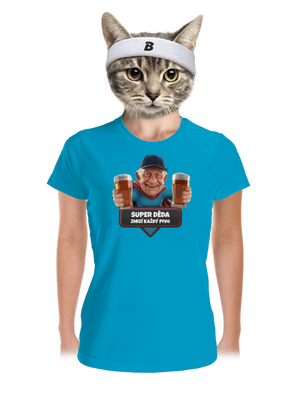 Super dedo dámske športové tričko Blue Atol