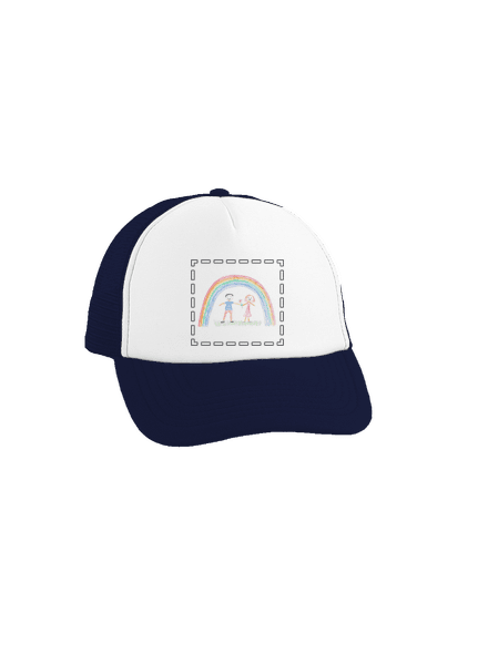 Detské kresby - Nahraj vlastnú šiltovka truckerka French Navy cap