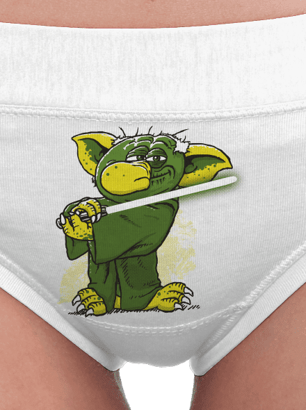 Yoda v rákosí dámske nohavičky White