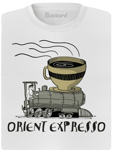 Orient expresso dámske športové tričko White