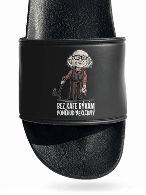 Neklidný bez kafe šľapky Black