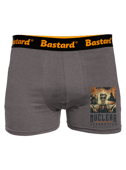 Nuclear generation boxerky Gray Melange