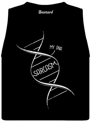 Sarcasm dámske tielko voľné Black