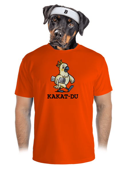 Kakat-du pánske športové tričko Neon Orange