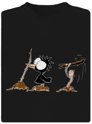 Nesprávny koniec detské športové tričko Black