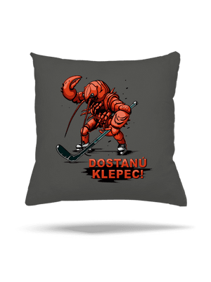 Dostanú klepec vankúš Gray Pol