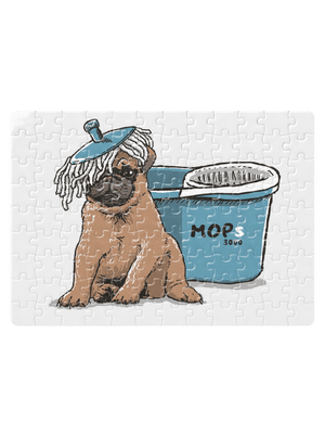 Mops puzzle White