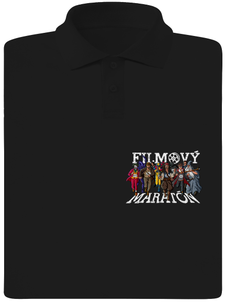 Filmový maratón pánska polokošeľa Black