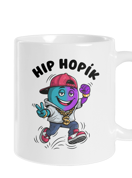 Hip Hopík klasický hrnček White