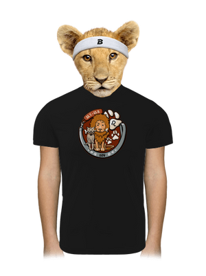 Psí horoskop: Lev detské športové tričko Black