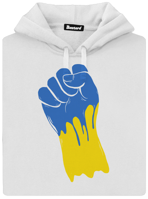 Ukrajina - Ruka dámska mikina klokanka White
