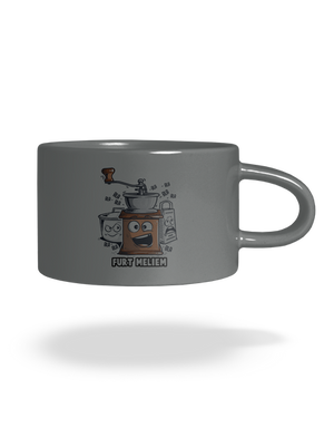 Mlynček hrnček makronka Grey Macaron