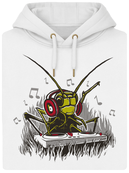 DJ Cvrček unisex mikina premium Snowwhite