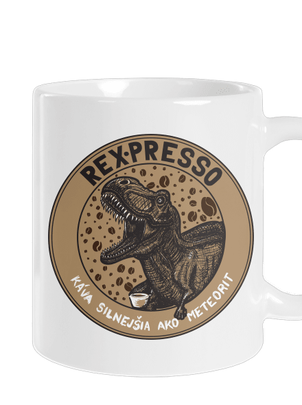 Rex-presso klasický hrnček White