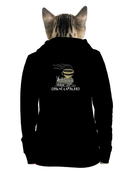 Orient expresso dámska mikina na zips Black