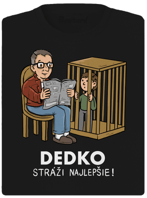 Dedko stráži najlepšie dámske športové tričko Black