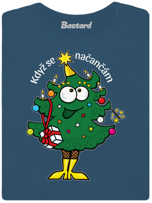 Když se načančám dámske tričko prémium Petrol Blue