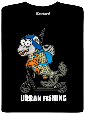 Urban fishing detské tričko Black