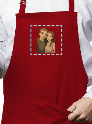 Ghibli efekt z vlastnej fotky zástera Red