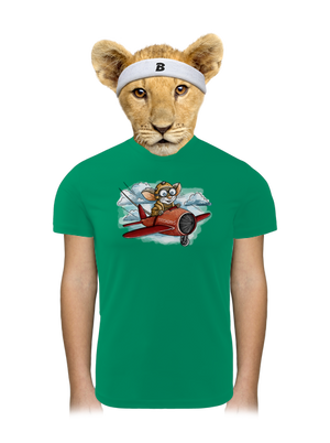 Tryskomyš detské športové tričko Kelly Green Mal