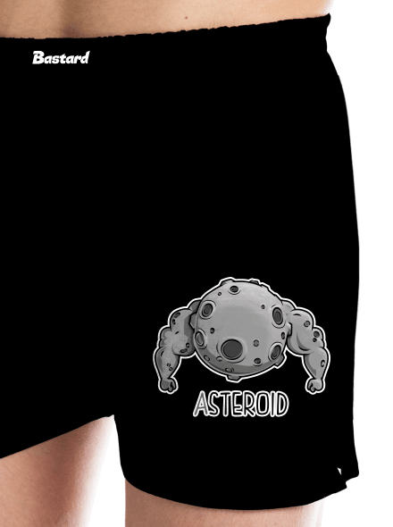 Asteroid pánske trenky Black