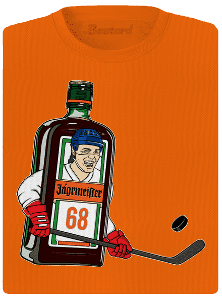 Jágrmeister dámske športové tričko Neon Orange