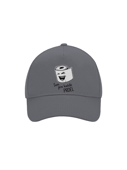Prdel šiltovka baseballka Graphite grey