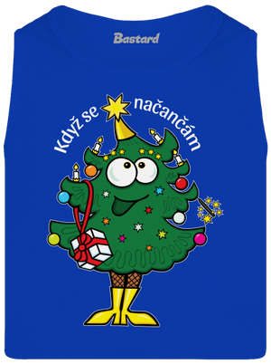 Když se načančám pánske tielko Royal Blue