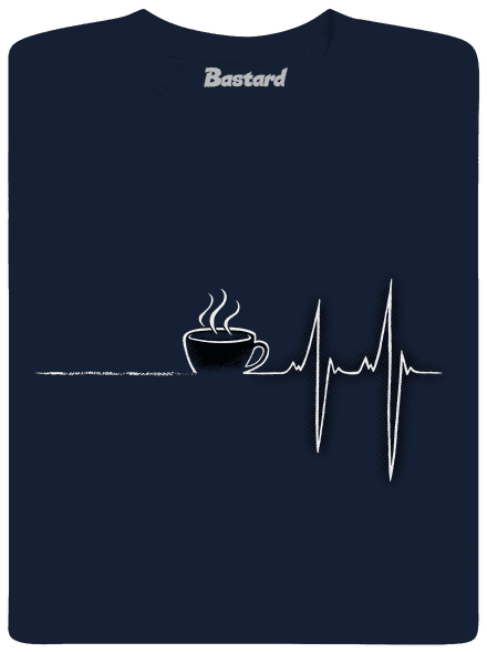 Coffee help pánske tričko Navy