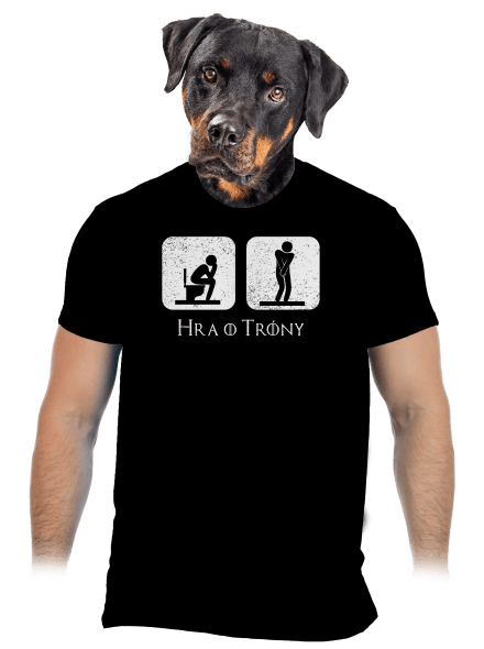 Hra o trůny pánske tričko Black