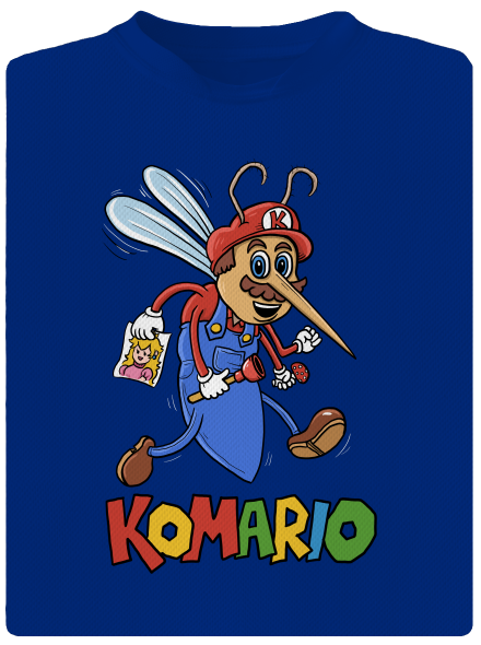Komario pánske športové tričko Royal Blue Mal