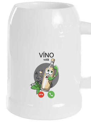 Biele víno volá polliter White