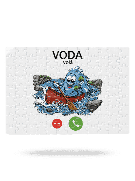 Voda volá puzzle White