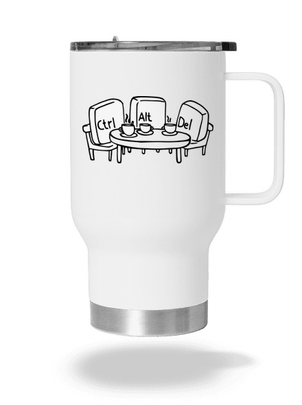 Nerozluční kamaráti termohrnček White