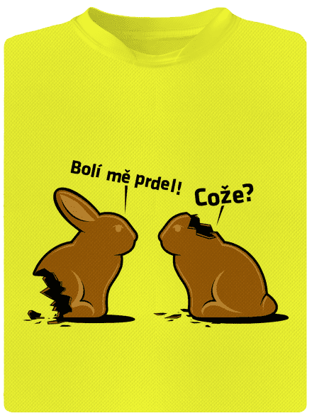 Bolí ma prdel detské športové tričko Neon Yellow