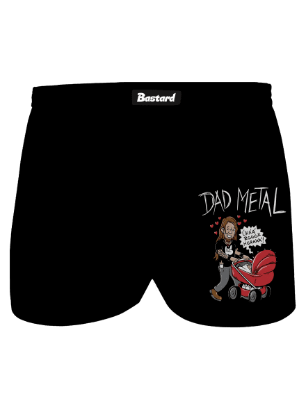Dad metal pánske trenky Black
